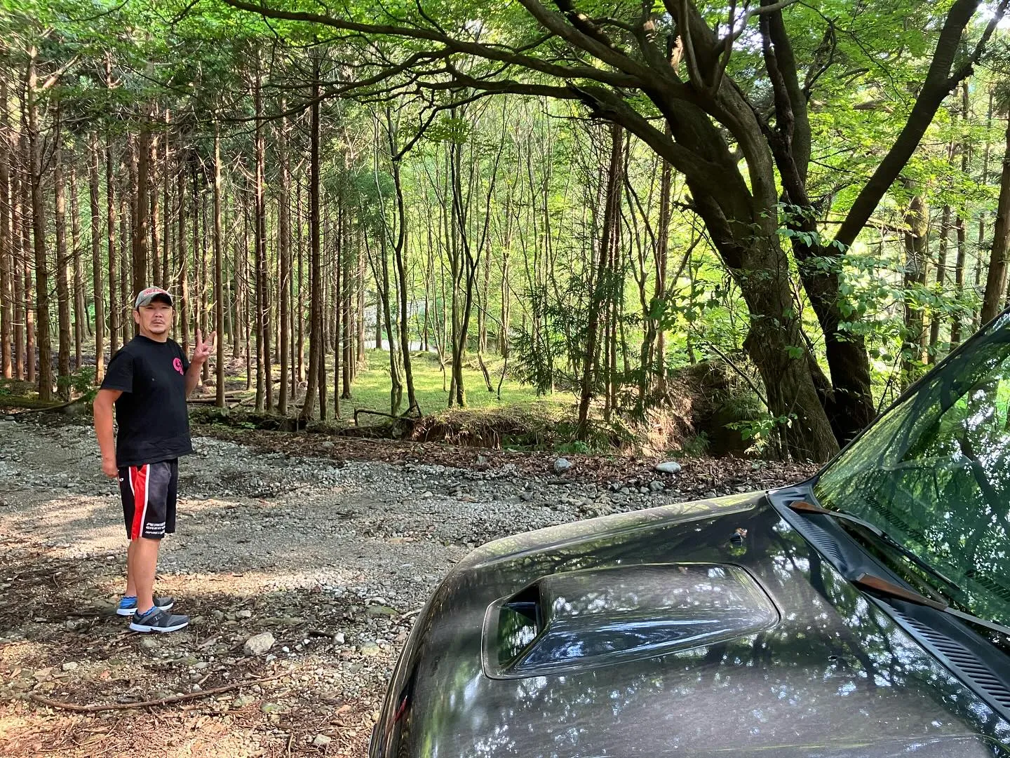 今日は林道に遊びに行ってきました